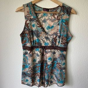 Agenda Vintage Sleeveless Tank Top